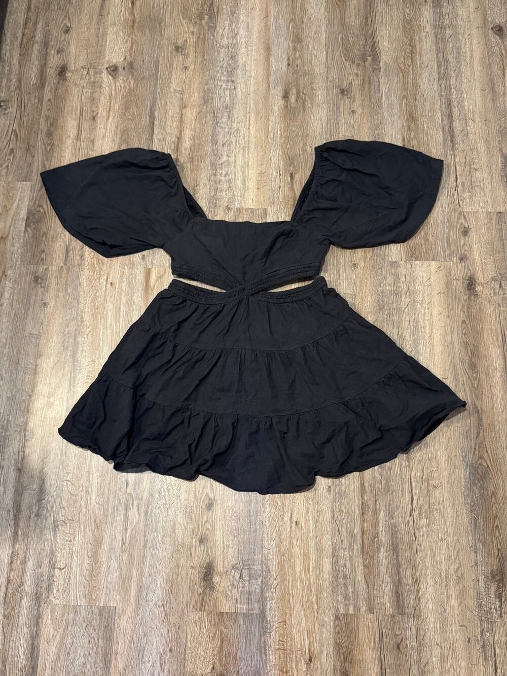 Free People Women's Cross Of Sunlight Mini Dress Size Large